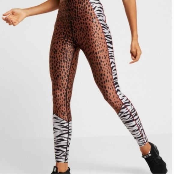 Good American mixed animal print leggings - Picture 1 of 5